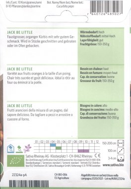 Semi di Zucca - Jack Be Little - 2