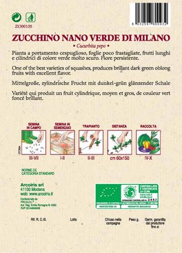 Semi di Zucchino di Milano Bio - 2