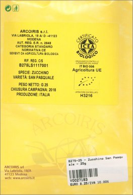 Semi di Zucchino San Pasquale Bio - 3