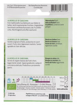 Semi di Zucchino Verde Bio - Alberobello di Sarzana - 4