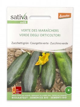 Semi di Zucchino Verde degli Orticoltori Bio - 1