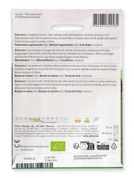 Semi di Zucchino Verde Samsara Bio - 2