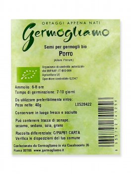 Semi per Germogli - Porro - 2
