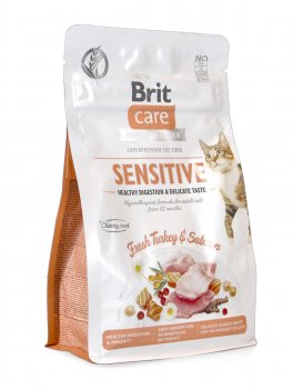 Sensitive Tacchino Fresco e Salmone Grain Free per Gatti - 2