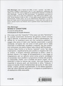 Sesso e Carattere — Libro - 2