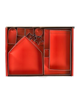 Set 10 Stampi per Creare la Tua Casetta di Biscotto - Festive Friends - 4