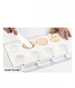 Set 2 Stampi in Silicone per Gelato - 8 Mr. Funny - 4