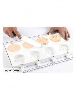 Set 2 Stampi in Silicone per Gelato - 8 Mr. Funny - 6