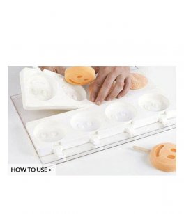 Set 2 Stampi in Silicone per Gelato - 8 Mr. Funny - 7