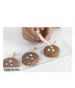 Set 2 Stampi in Silicone per Gelato - 8 Mr. Funny - 8