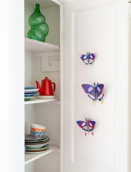 Set 3 Decorazioni da Parete 3D - Swallowtail Butterflies - 3