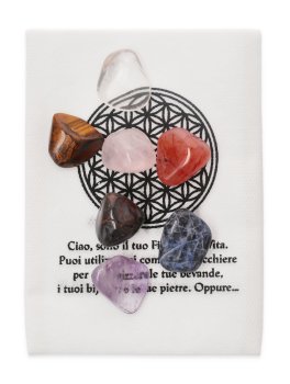 Set 7 Pietre Chakra Burattate per Energizzare l'Acqua - 2