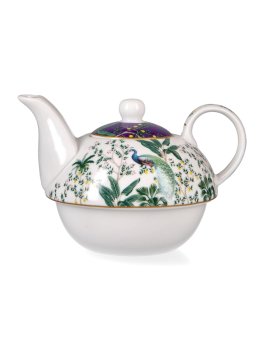 Set Atmosphere 2 in 1 Pavone - Teiera con Tazza in Porcellana - 4