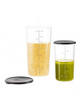 Set Bicchieri Bamix® in Vetro 400ml + 700ml con Coperchio - 3