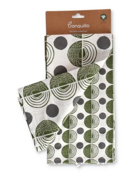 Set di 2 Strofinacci da Cucina in Cotone Bio - 2