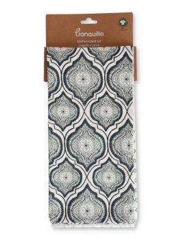 Set di 2 Strofinacci da Cucina in Cotone Bio - 1