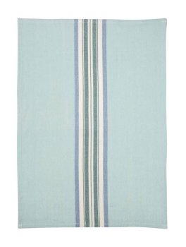 Set di 2 Strofinacci da Cucina in Cotone Bio - Righe Blu - 2