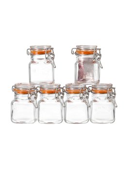 Set di barattoli per Spezie - Glass Clip Top Spice Jar Set - 2