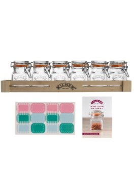 Set di barattoli per Spezie - Glass Clip Top Spice Jar Set - 3