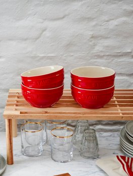 Set di Ciotole in Ceramica Staub Rosso Ciliegia - 4 Bowl - 5