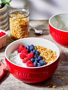 Set di Ciotole in Ceramica Staub Rosso Ciliegia - 4 Bowl - 7