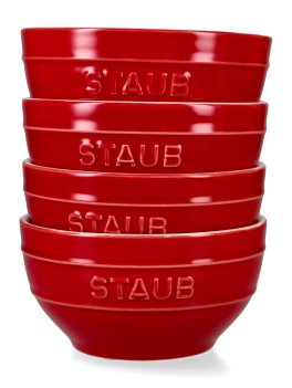 Set di Ciotole in Ceramica Staub Rosso Ciliegia - 4 Bowl - 1