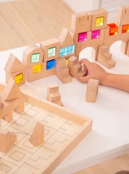 Set di Costruzioni in Legno Gem Blocks - 6