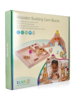 Set di Costruzioni in Legno Gem Blocks - 1