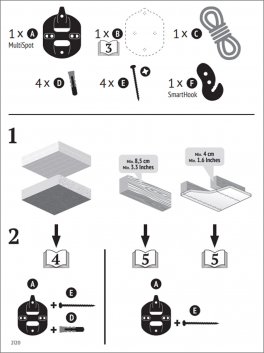 Set di Fissaggio Casamount per Sedie Pensili - 4