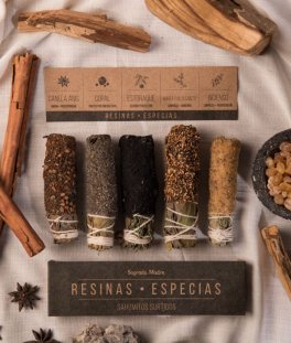 Set di Smudge "Sahumitos" Sagrada Madre - Resine e Spezie - 5