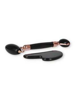 Set Gua Sha e Roller - Ossidiana - 3