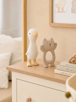 Set in Gomma Naturale Gatto e Papera - 5