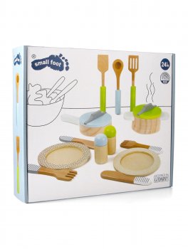 Set Stoviglie e Pentole Cucina per Bambini - 1