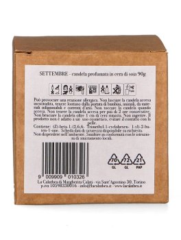 Settembre - Candela Profumata in Cera di Soia - 5