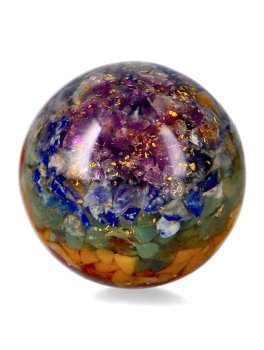 Sfera in Orgonite - 7 Chakra - 2