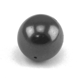 Sfera in Shungite Lucidata per Bigiotteria con Foro - 1