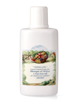 Shampo all'Ortica e Tea Tree Oil - Forfora Grassa - 1
