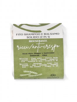 Shampoo e Balsamo Solido 2 in 1 Rigenerante Anticrespo - 3