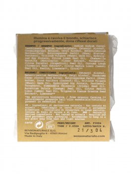 Shampoo e Balsamo Solido 2 in 1 Schiarente e Illuminante - 4