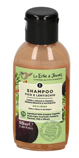 Shampoo Capelli Secchi Fico e Lentischio Bio - 1