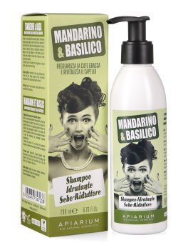 Shampoo Idratante Sebo-Riduttore - Mandarino e Basilico - 2