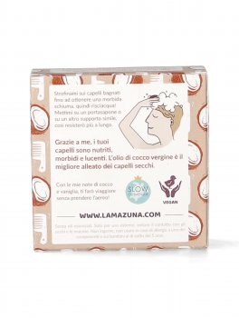 Shampoo Solido Capelli Secchi - Vaniglia e Cocco - 5