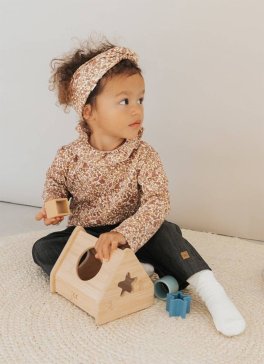 Shirt Bimba con Collo Volant - Emily - 3