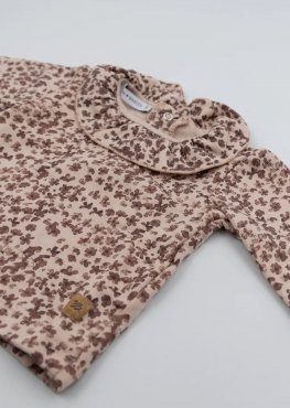 Shirt con Collo Rouche Bimba - Wildflowers - 2