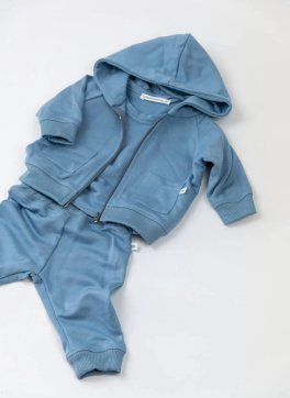 Shirt Jogging Maniche Corte Bimbo - Blu - 3