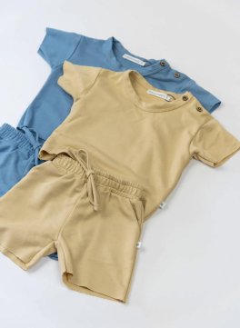 Shirt Jogging Maniche Corte Bimbo - Blu - 4