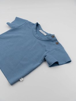 Shirt Jogging Maniche Corte Bimbo - Blu - 2