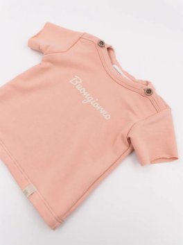 Shirt Maniche Corte con Stampa Bimba - Soft Peach - 2