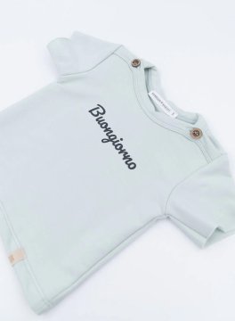 Shirt Maniche Corte con Stampa Bimbo - Water Petrol - 2