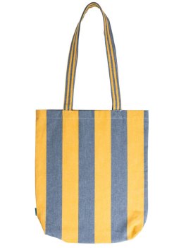 Shopper in Cotone a Righe - 1